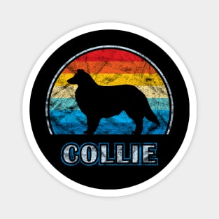 Rough Collie Vintage Design Dog Magnet